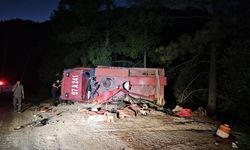 Antalya'da Arazöz Devrildi