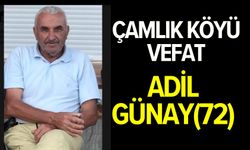 Çamlık Köyü Vefat Adil Günay (72)