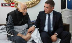 Şehit babasına geçmiş olsun ziyareti