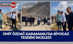 Ümit Özdağ Karamanlı’da Biyogaz Tesisini İnceledi