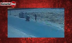 Batman’da çocuğa motosikletli saldırı kameraya yansıdı