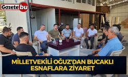 Milletvekili Oğuz'dan Bucaklı Esnaflara Ziyaret