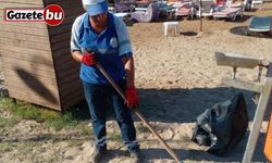 Didim sahillerinde temizlik çalışmaları aralıksız sürüyor