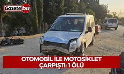 İzmir’de otomobil ile motosiklet çarpıştı: 1 ölü