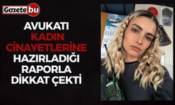 Avukatı kadın cinayetlerine hazırladığı raporla dikkat çekti