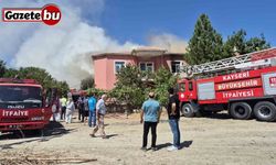 Depoda çıkan yangın söndürüldü