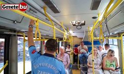 Büyükşehir’in toplu ulaşım araçlarındaki sıkı denetimleri devam ediyor
