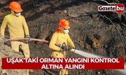 Uşak’taki orman yangını kontrol altına alındı