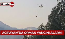 Acıpayam’da Orman Yangını Alarmı