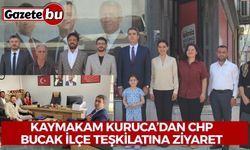Kaymakam Kuruca’dan CHP Bucak İlçe Teşkilatına Ziyaret