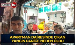 Alanya’da apartman dairesinde çıkan yangın paniğe neden oldu