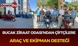 Bucak Ziraat Odası’ndan Çiftçilere Araç ve Ekipman Desteği