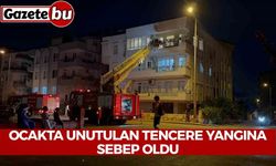 Ocakta unutulan tencere yangına sebep oldu