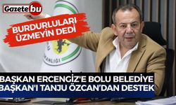 Başkan Ercengiz'e Bolu Belediye Başkan'ı Tanju Özcan’dan Destek