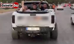 En pahalı serinlik: Aracın kasasını havuza çevirip arkadaşlarıyla gezerken 60 bin TL ceza yedi