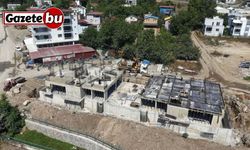 Hasanbeyli’de rezerv alan inşaatları hızla yükseliyor