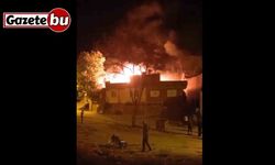 Diyarbakır’da boş ev alev topuna döndü