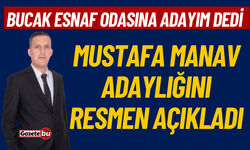 Bucak’ta Mustafa Manav Esnaf Odasına Başkan Adaylığını Açıkladı