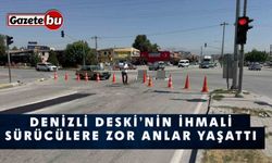 Denizli DESKİ’nin ihmali sürücülere zor anlar yaşattı