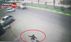 Motosikletli saldırgan iş yerine kurşun yağdırıp kaçtı: O anlar kamerada