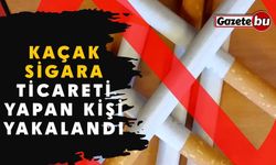Kaçak Sigara Ticareti Yapan Kişi Yakalandı