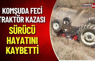 Komşuda Feci Trafik Kazası Sürücü Hayatını Kaybetti