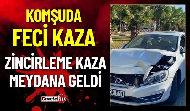 Antalya’da 4 Araç Birbirine Girdi 2 Yaralı Var