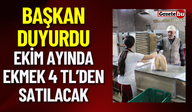 Başkan Duyurdu: Ekmek 4 TL'den Satılacak