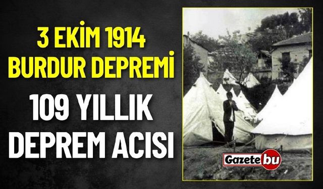 3 Ekim 1914 Büyük Burdur Depremi
