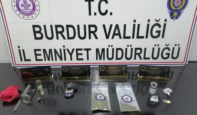 Burdur'da uyuşturucu operasyonu: 13 kişi yakalandı
