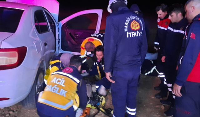 Mardin'de Otomobil Takla Attı: 5 Kişi Yaralandı!