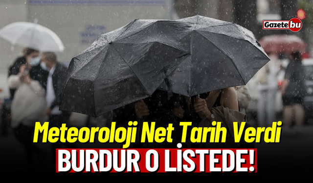 Meteoroloji Net Tarih Verdi: Burdur O Listede!