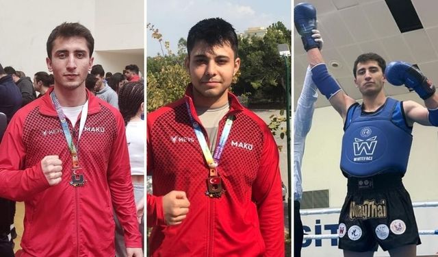 MAKÜ, Ünilig Üniversiteler Muaythai Türkiye Şampiyonası’ndan Madalyalar ile Döndü