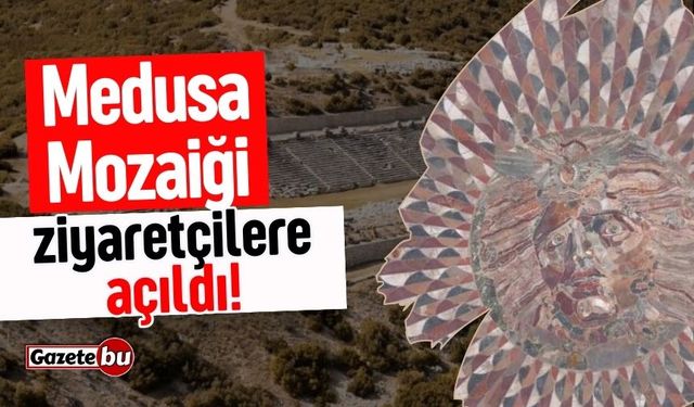 Burdur'da Medusa Mozaiği tekrar ziyaretçilere açıldı!