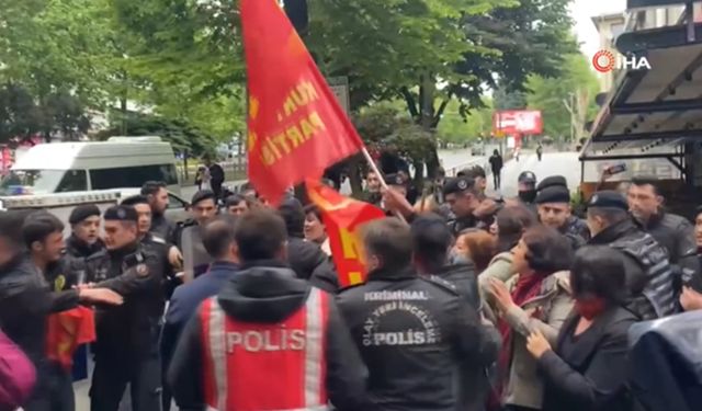 Beşiktaş Meydanı'na yürüyüş girişimine polis müdahalesi