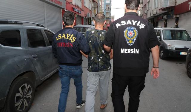Mersin'de aranan şahıslara operasyon: 95 gözaltı