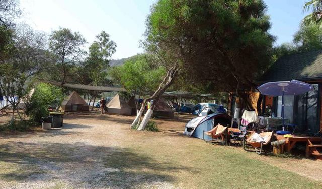 Marmaris'te Çadır Kamplarına Yoğun İlgi