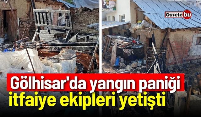 Gölhisar'da Yangın Paniği: İtfaiye Ekipleri yetişti