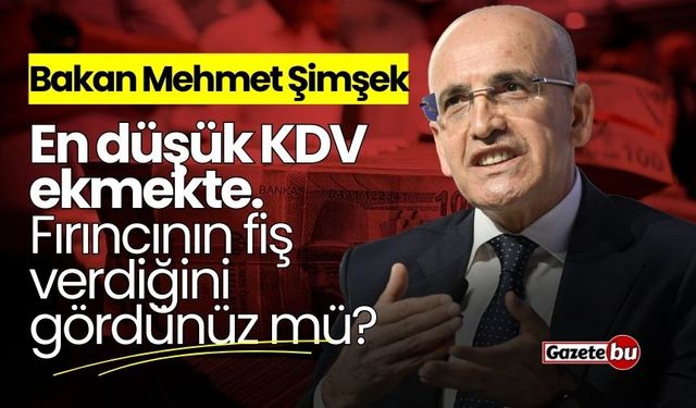 Bakan Mehmet Şimşek: "Kimse vergi vermek istemiyor"