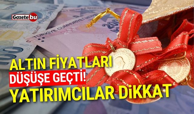 Altın fiyatları düşüşe geçti! 14 Kasım 2024 altın fiyatları