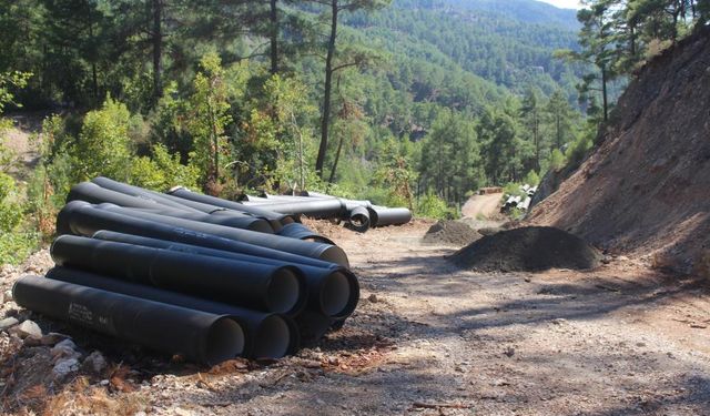 Kumluca Kuzca’da içme suyu çalışması