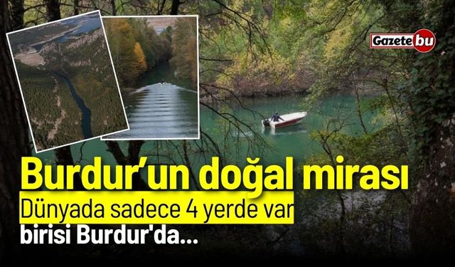 Dünyada sadece 4 yerde var: Birisi Burdur'da