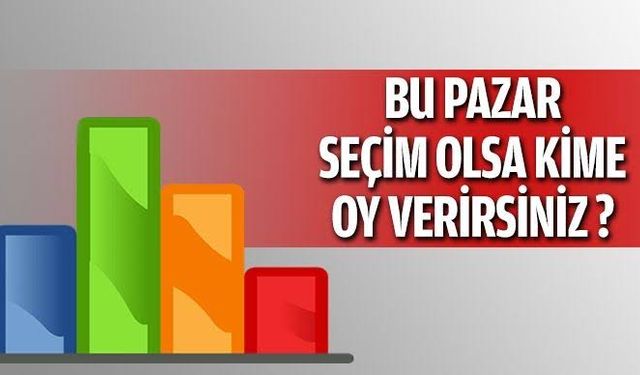 BU PAZAR SEÇİM OLSA HANGİ PARTİYE OY VERİRSİNİZ ?