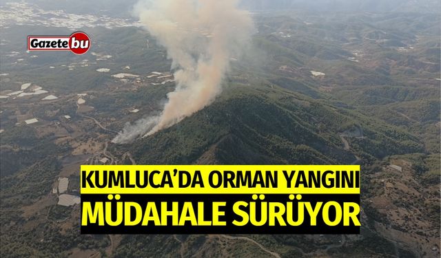 Kumluca’da Orman Yangını, Müdahale Sürüyor