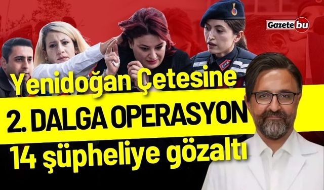 Yenidoğan Çetesi soruşturmasında 14 şüpheliye gözaltı