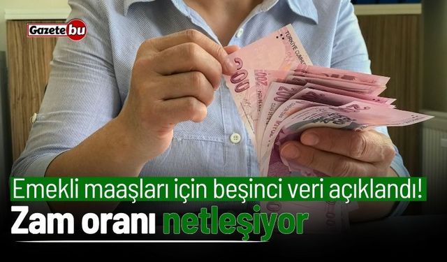 Emekli maaşları için beşinci veri açıklandı! Zam oranı netleşiyor