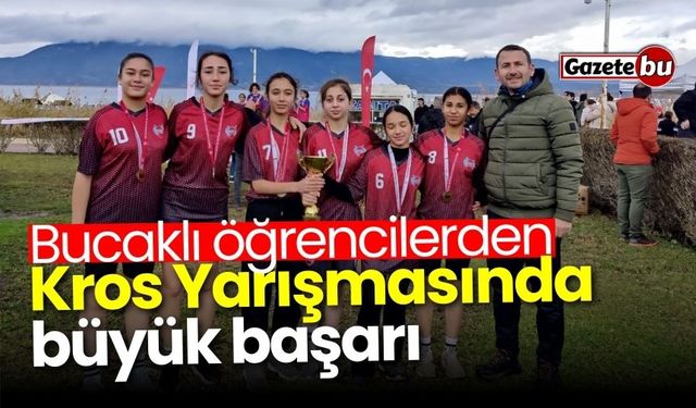 Bucaklı öğrencilerden Kros Yarışmasında büyük başarı