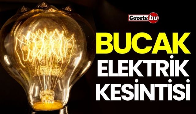 Bucak 5 Şubat Elektrik Kesintisi | AEDAŞ ELEKTRİK KESİNTİSİ