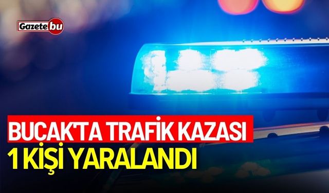 Bucak'ta Trafik kazası: Ticari araçla motosiklet çarpıştı