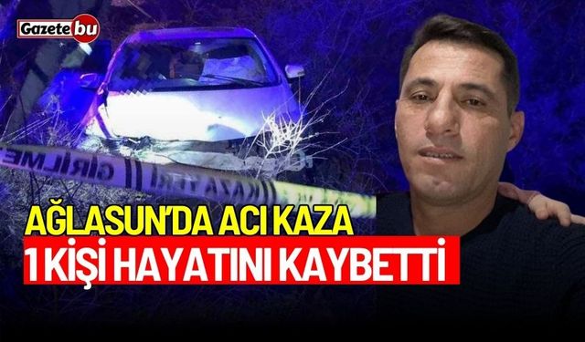 Ağlasun’da acı kaza! 1 kişi hayatını kaybetti